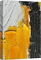 Vista 32 de wall26 Lienzo impreso para pared, pintura oscura, paisaje de trazos de paisaje de trazos abstractos de formas ilustraciones, arte moderno