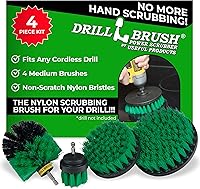 Vista 1 de Kit de cepillo raspador para limpieza de baños y cepillo potente de nylon, mosaico y masilla.