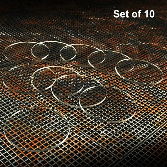 LITKO 2-Inch Round Bases | Compatible with D&D & Pathfinder | 1.5mm Clear