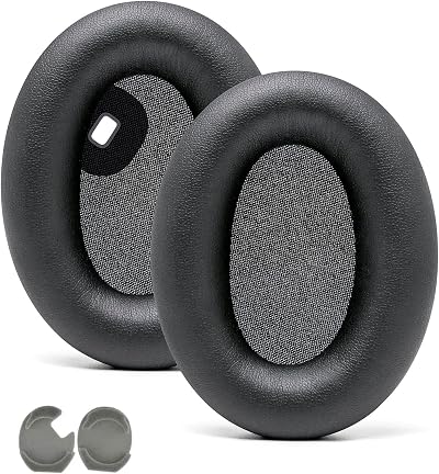 Earpads Cushions Replacement for Sony WH-1000XM4 Over-Ear Headphones, Compatibel WH1000XM4 Ear Pads with Softer Protein Leather, Noise Isolation Memory Foam, Black