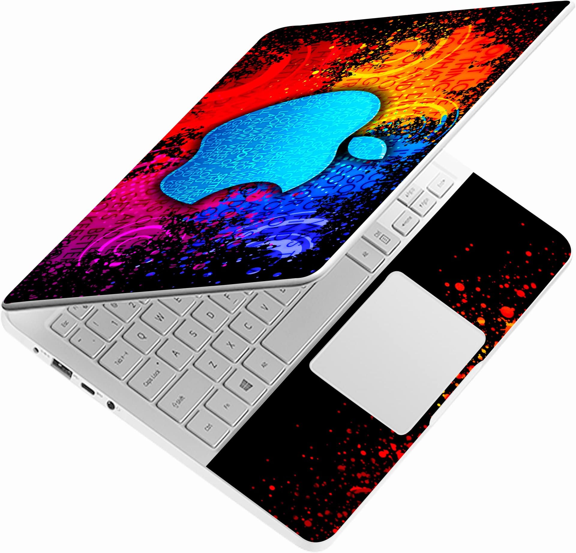 Glossy Designs Laptop Skin Sticker Laptop Cover Laptop Skin 15.6 inch Sticker Compatible with Dell/HP/Lenovo/Acer/Sony All Laptop Size Upto 15.6 Inches-Aaple is Part of Your Life