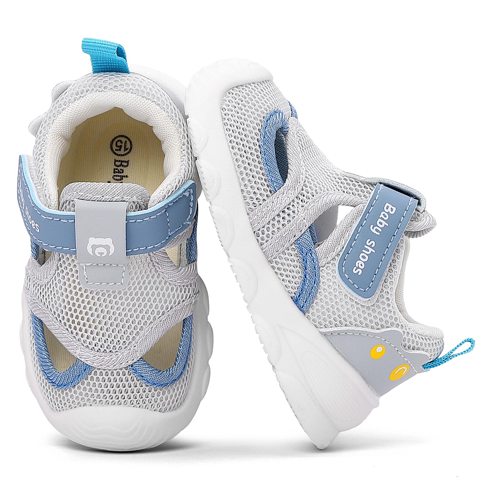 Scarpe Neonato Estive Sandali Primi Passi Traspirante Bambino Sneakers Running Neonata con Suole Gomma Antiscivolo