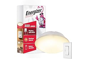 Energizer Battery Powered LED Ceiling Light Fixture