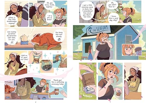 Books, Iced Coffee & a Side of Dragons: A Graphic Novel: A Sweet, Sapphic Summertime Romance - 6