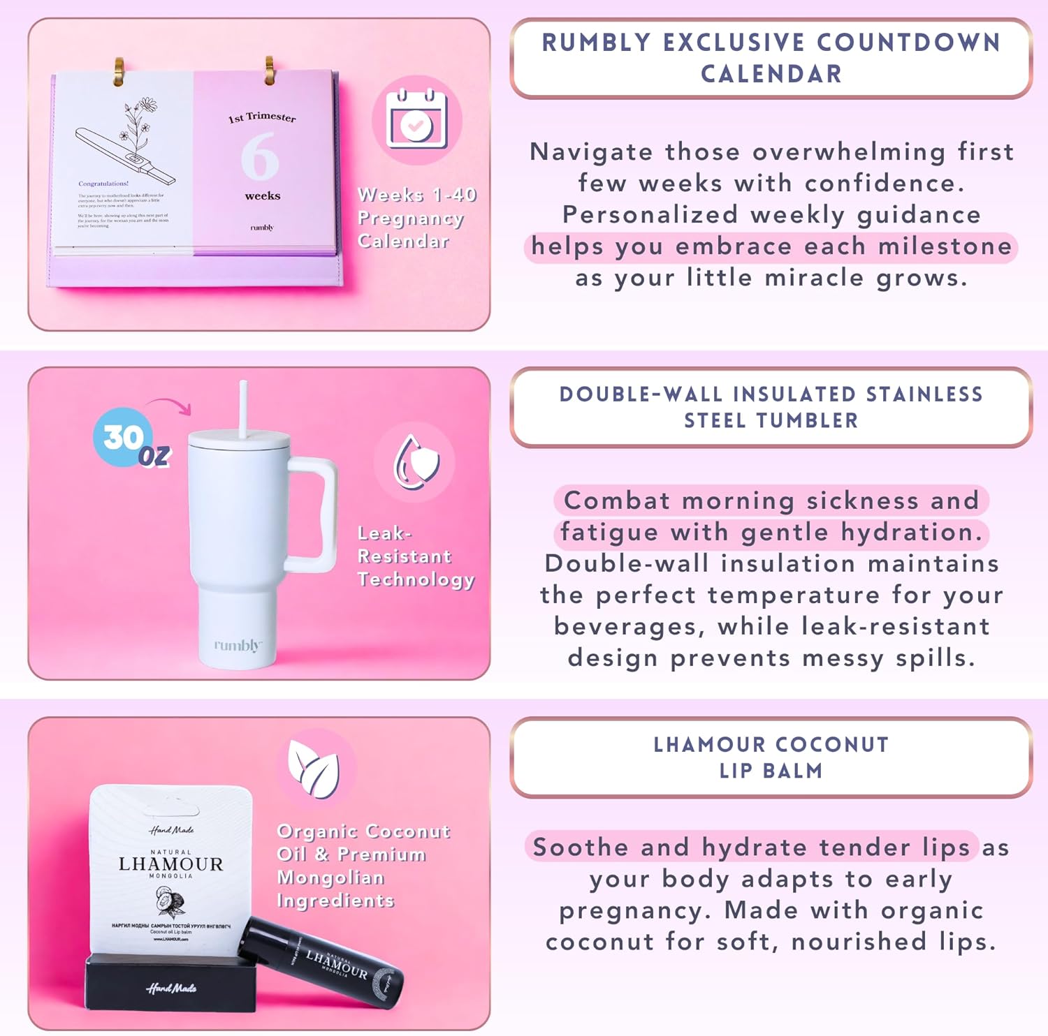 1st Trimester Mom-to-Be Essentials Box - Pregnancy Gifts for Expecting Mom - Care Package with Essential New Mommy Items & Pregnancy Must-Haves - First Trimester