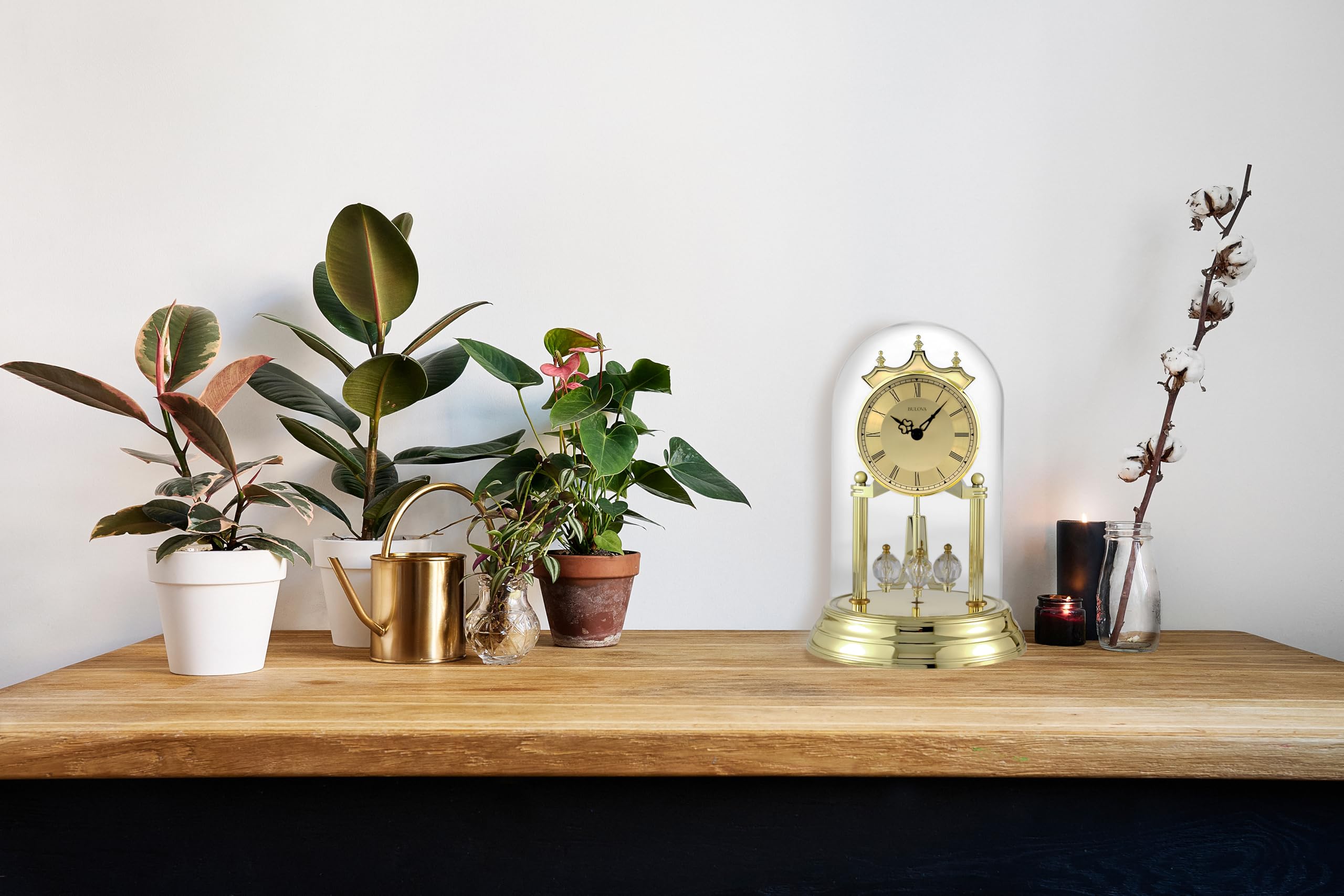Amazon.com: Bulova Tristan I Desk and Table Clock | Model B8818