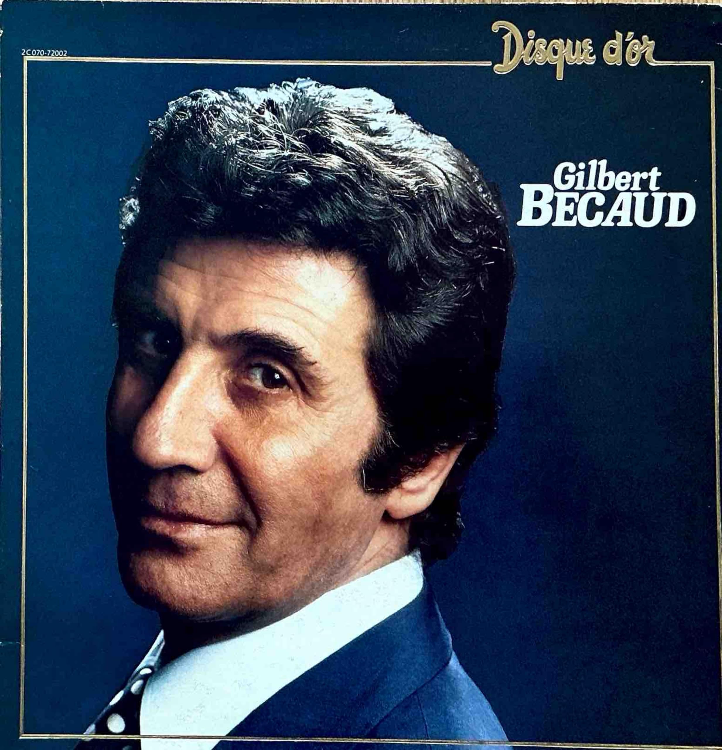 Gilbert Bécaud Disque d'Or 33 Tours, Compilation des Grands Succès, Édition 1980