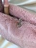 MELSEA Plush Makeup Bag Powder Pink Organizer Travel Bag
