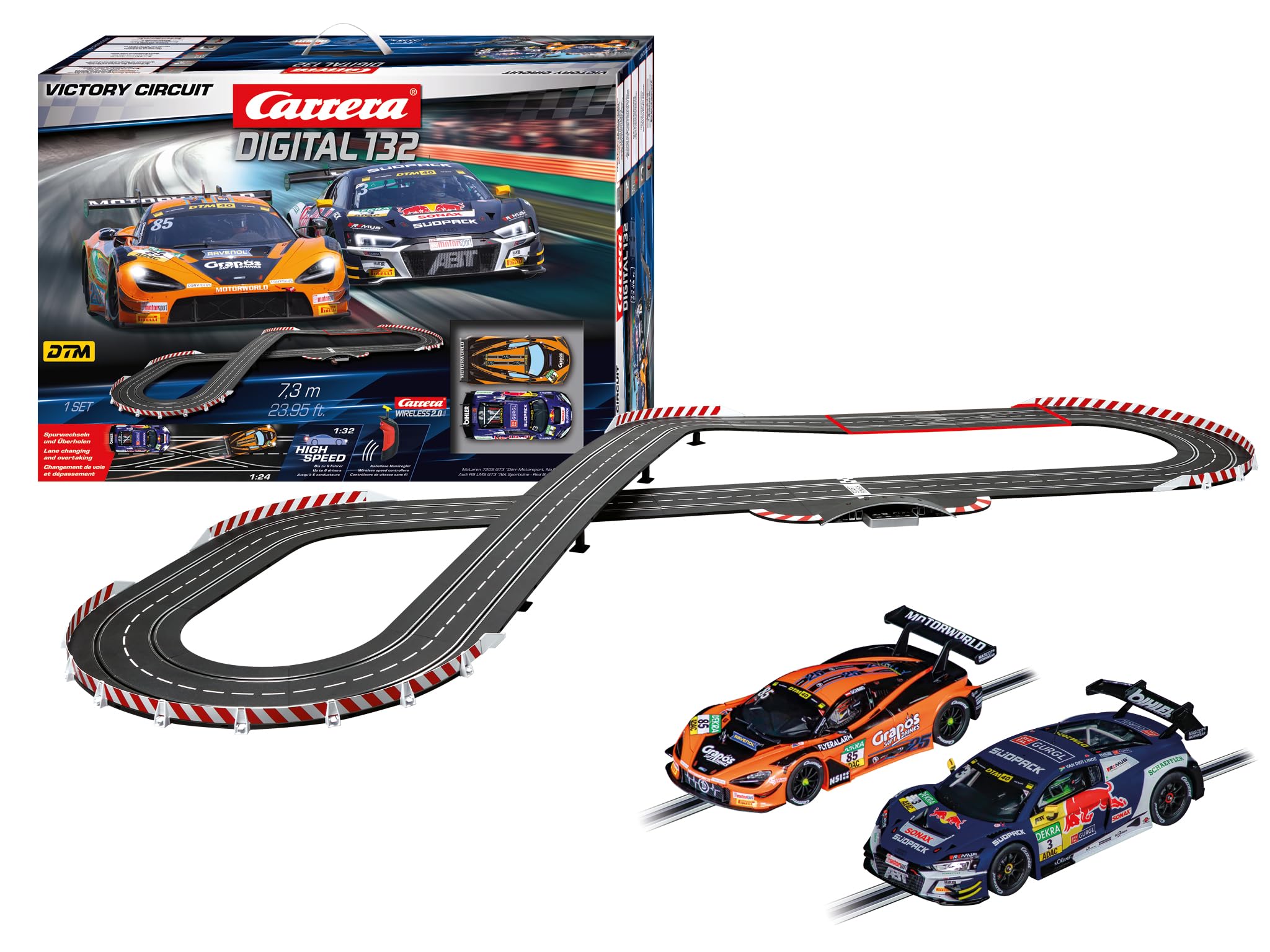 Amazon.com: Carrera 30047 Digital 132 Victory Circuit Slot Car 