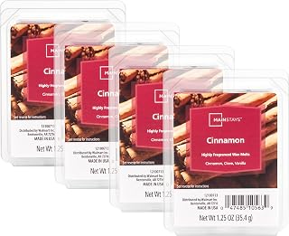 Mainstays Scented Wax Cubes 1.25oz 4-Pack (Cinnamon)
