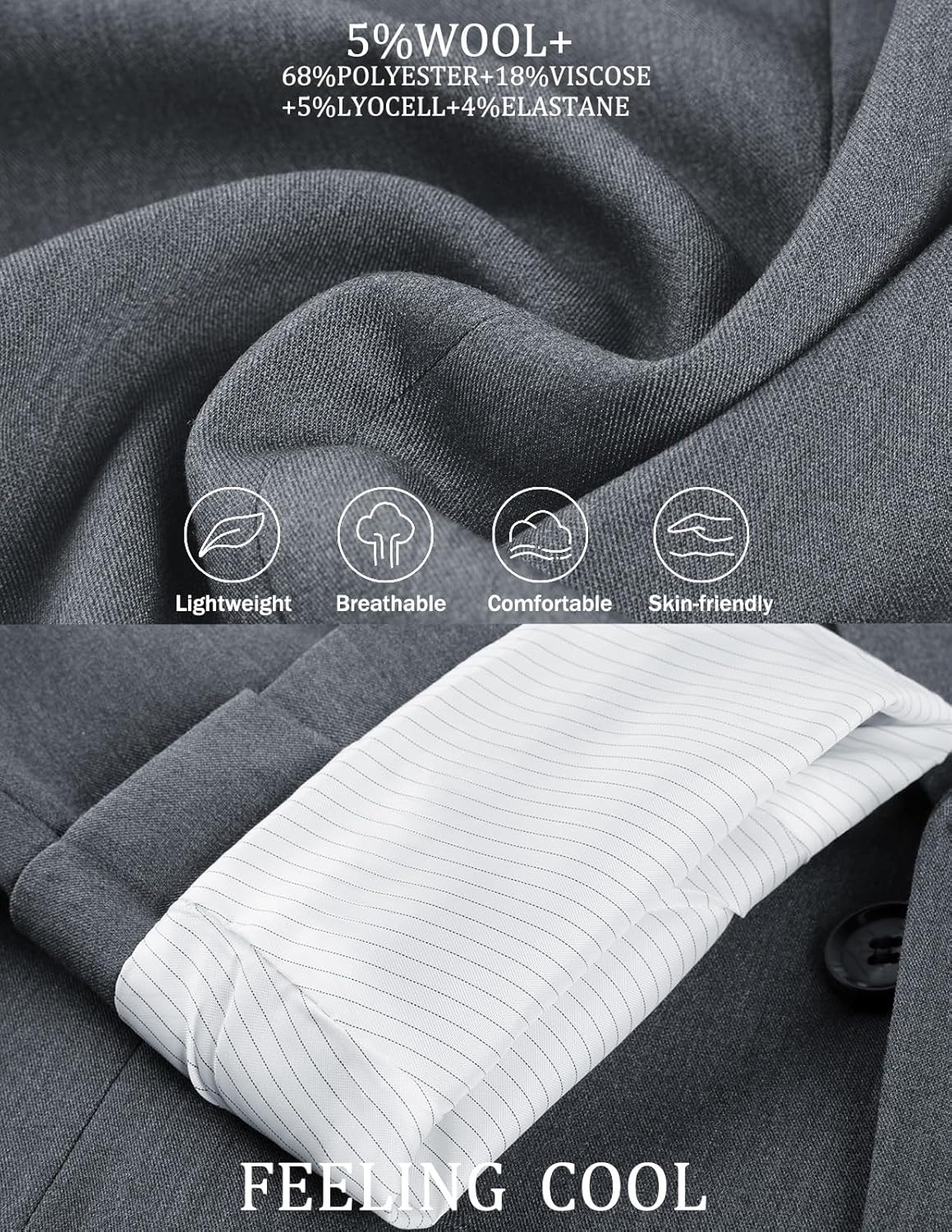 PJ PAUL JONES Blazer for Men Classic Sport Coat Casual Sport Suit Jackets Slim Fit