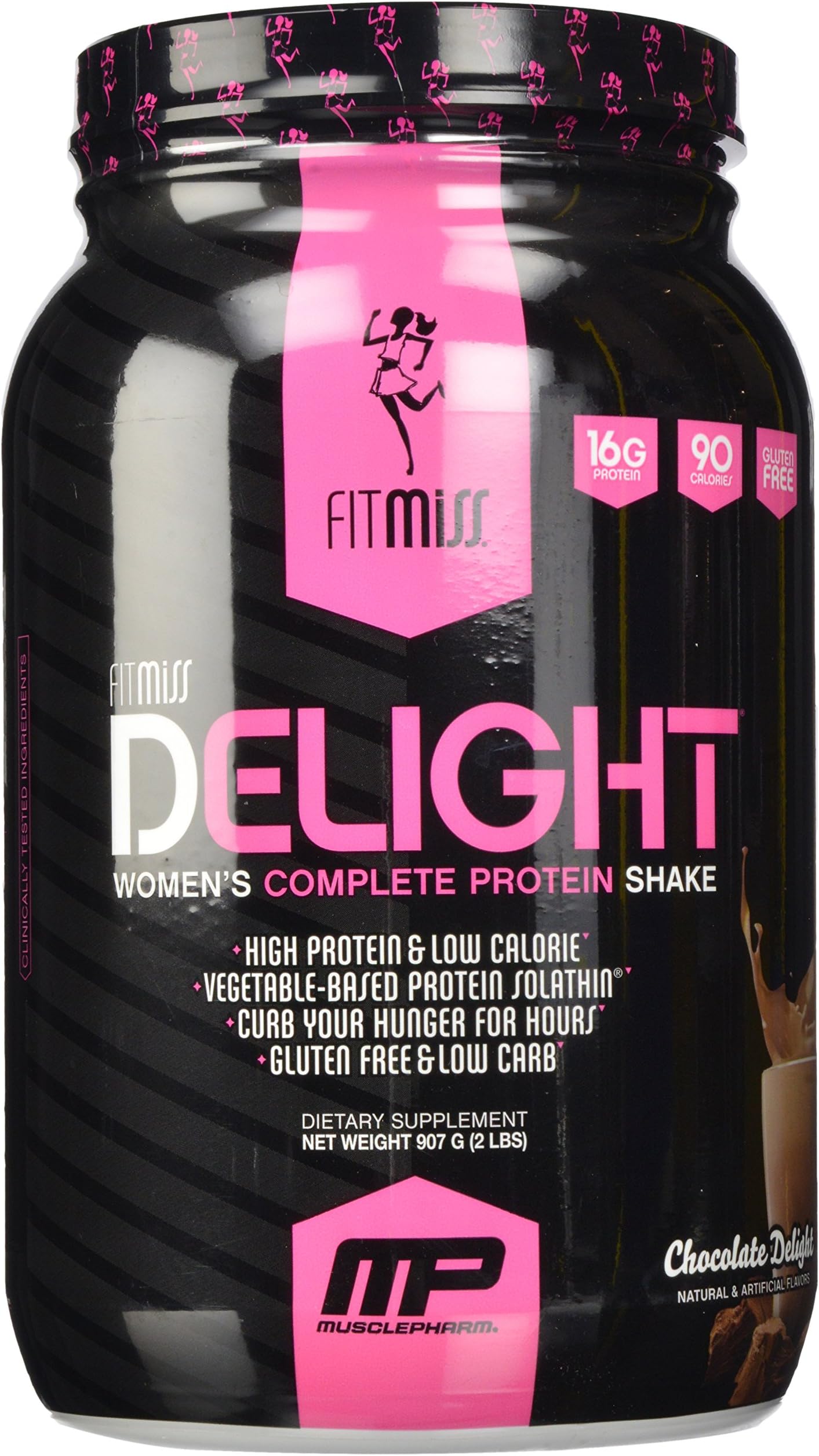 FitMiss, Delight, Women's Complete Protein Shake, Chocolate Delight, 2 lbs (907 g)