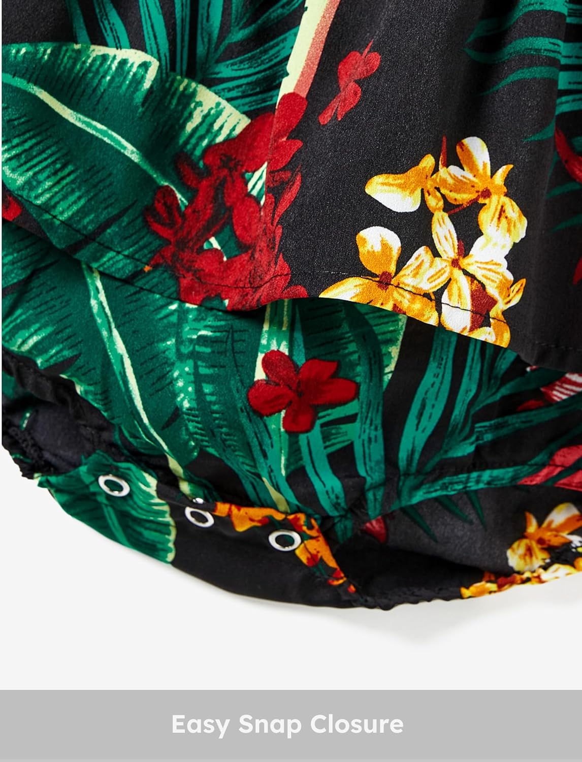 PATPAT Family Hawaiian Matching Outfits Mommy and Me Outfits Caribbean Vacation Summer Tropical Halter Sundresses and Shirts - Image 4