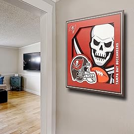 YouTheFan NFL Tampa Bay Buccaneers 3D Logo Series Wall Art - 12x12