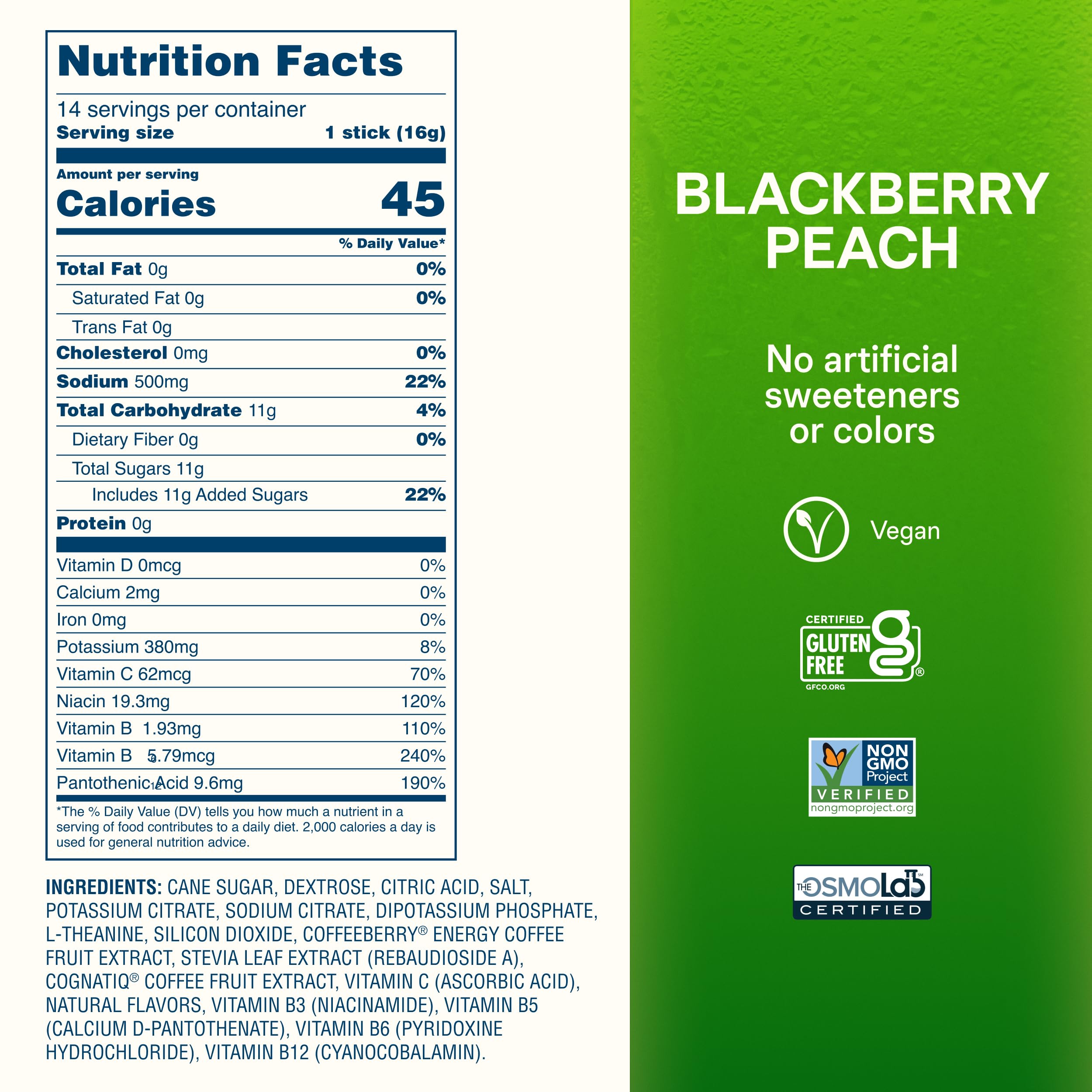 Liquid I.V. Hydration + Energy Electrolytes, BlackBerry Peach, 14 Count — Amazon image 7
