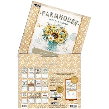 Amazon.com: LANG Farmhouse 2025 Wall Calendar (25991002008