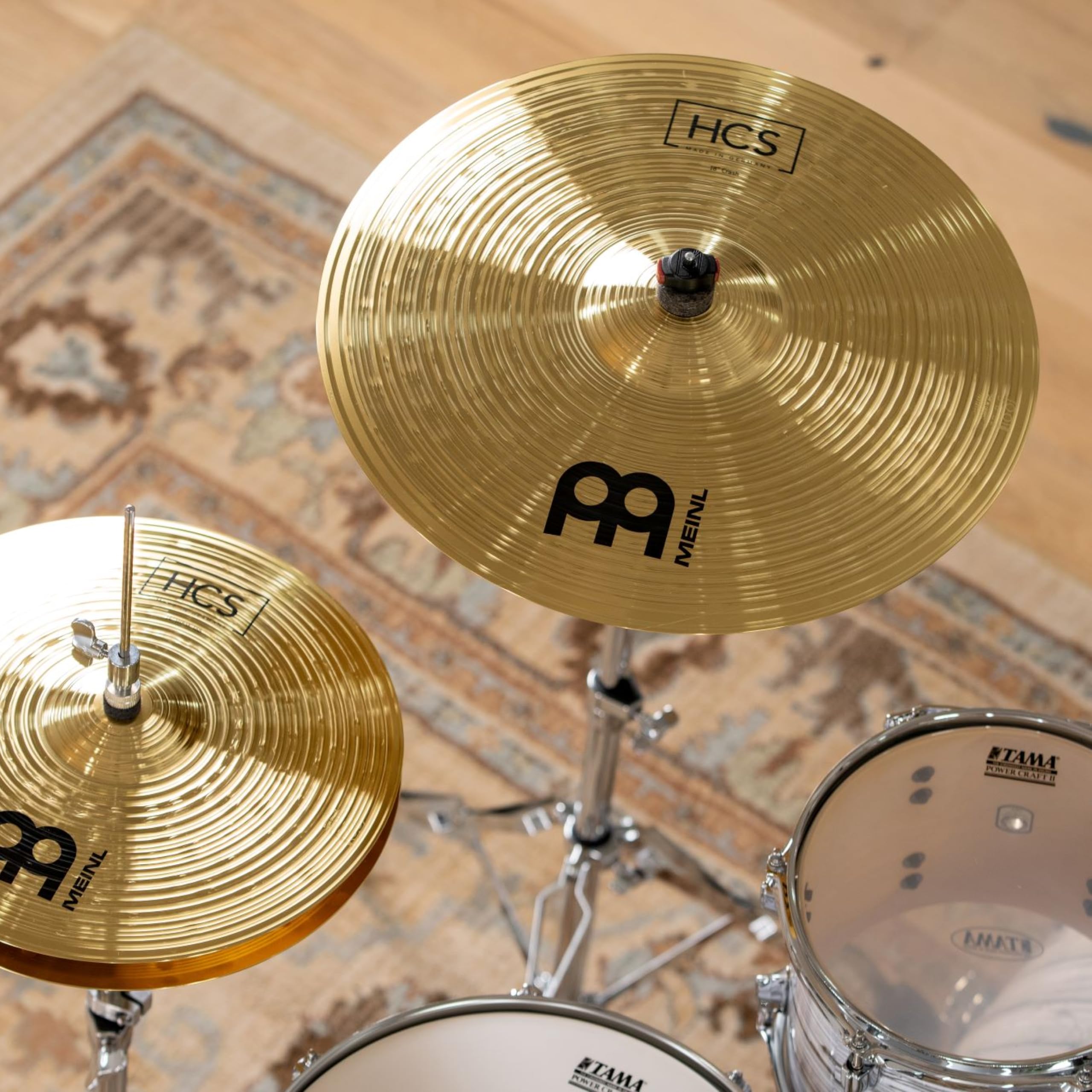 Meinl Cymbals HCS Crash 18" Piatti per Batteria Tradizionale Ottone Made in Germany