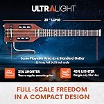Traveler Guitar Ultra-Light Acoustic Acoustic-Electric Guitar, Antique Brown