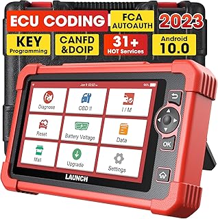 LAUNCH X431 CRP919X OBD2 Scanner,ECU Coding Bidirectional Scan Tool,31+Reset,CAN FD/DoIP,FCA Autoauth, 100+ Brands OBD2 Scanner Diagnostic Tool,All Systems Diagnostic Scanner, IMMO Car Scanner