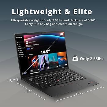 ほぼ新品ThinkPad X1 Carbon Gen 12 /32G/2T/AI Lenovo ThinkPad X1 Carbon Gen 12 - AI Ready - 14