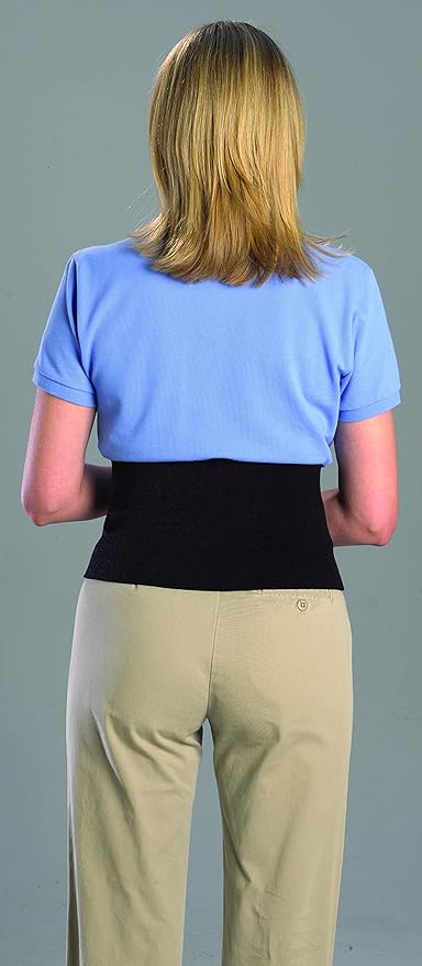 Faja lumbar Mueller Waist Support Belt, talla única, negro miniatura 6
