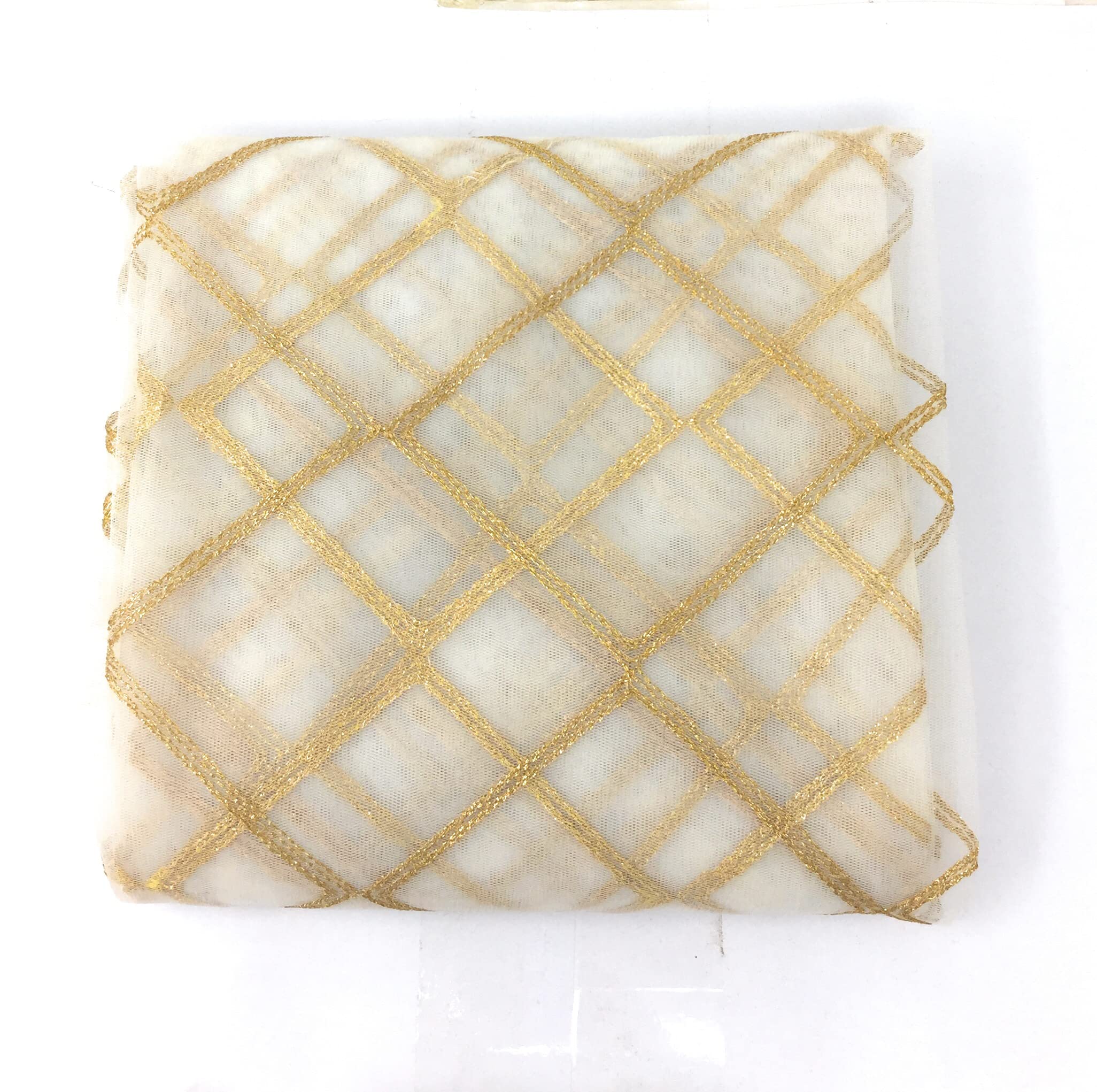 Inhika Women's Fabric Dress Material for Blouse, Kurti, Lehenga (Material: Net, Color : Wine)