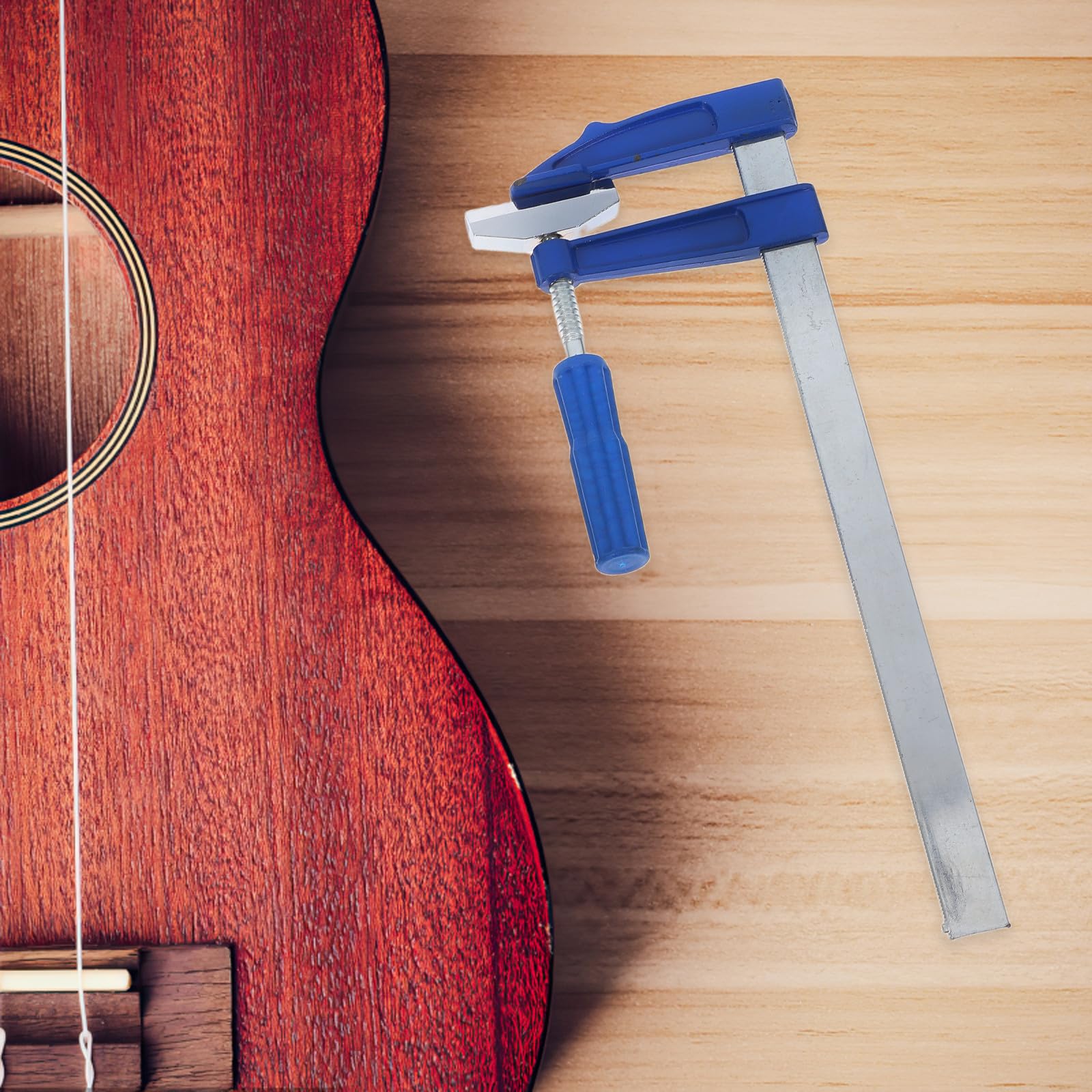 Didiseaon Herramienta Manual para Prensa de Trastes Diapasón de Guitarra Eléctrico Kit de Metal y Madera Llave Tamaño Estándar Uso Profesional para Reparación y Mantenimiento Musical
