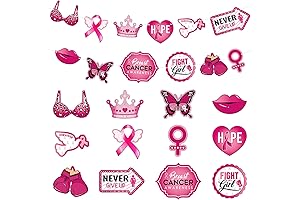 Breast Cancer Awareness Photo Booth Props