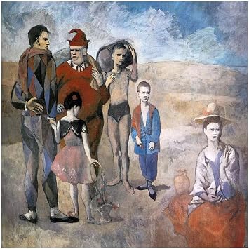 iCanvas Family of Saltimbanques Gallery-Wrapped Canvas Giclee by Pablo Picasso