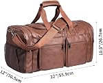 seyfocnia Gym Bag, Weekender Bag for Men Women Travel Duffel Bag with Wet Pocket Overnight Bag with Shoe Compartment Carry On Travel Bag Gym Duffle Bag Sports Bag
