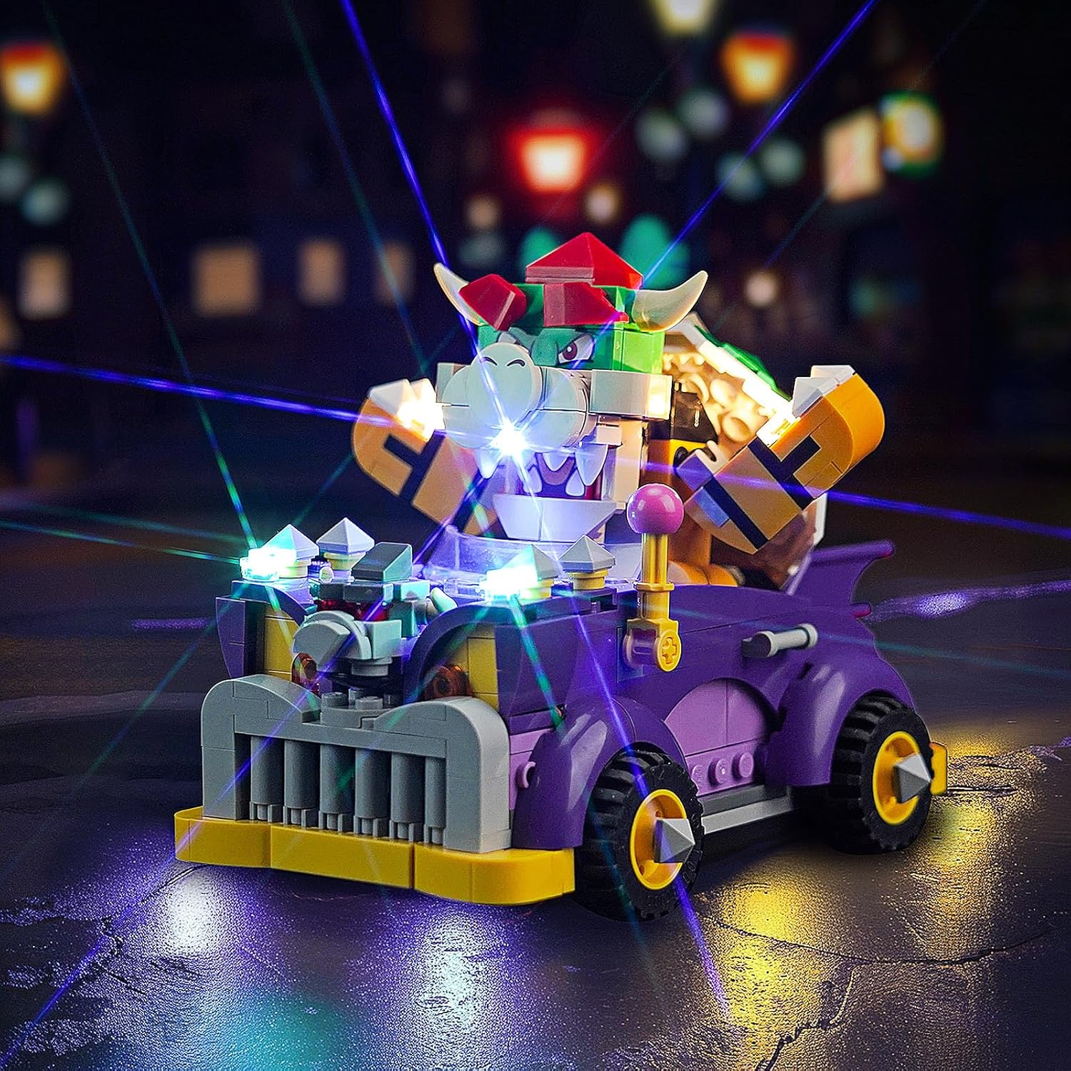 LED Lighting Compatible with Lego Bowser's Muscle Car Expansion Set 71431, Light Kit Compatible with Lego 71431, Giving Light to Model, NOT Included The Model Set?Customized Version?