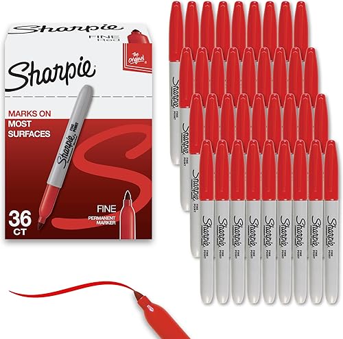 Miniatura 8 de Juego de rotuladores permanentes Sharpie punta fina Azul