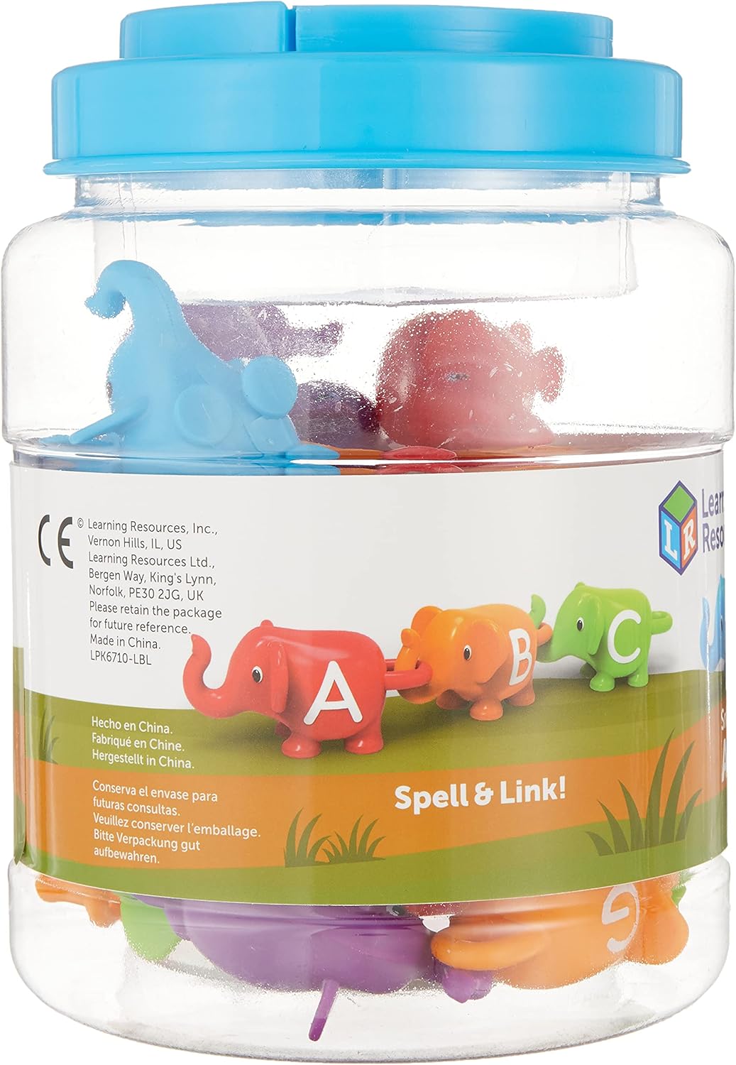 Learning Resources Snap-n-Learn ABC Elephants - Educational Alphabet Elephant Toy, Fine Motor Skills, Counting and Sorting, Toddler Montessori Toys, Gifts for Boys and Girls, Ages 2+ - Image 2