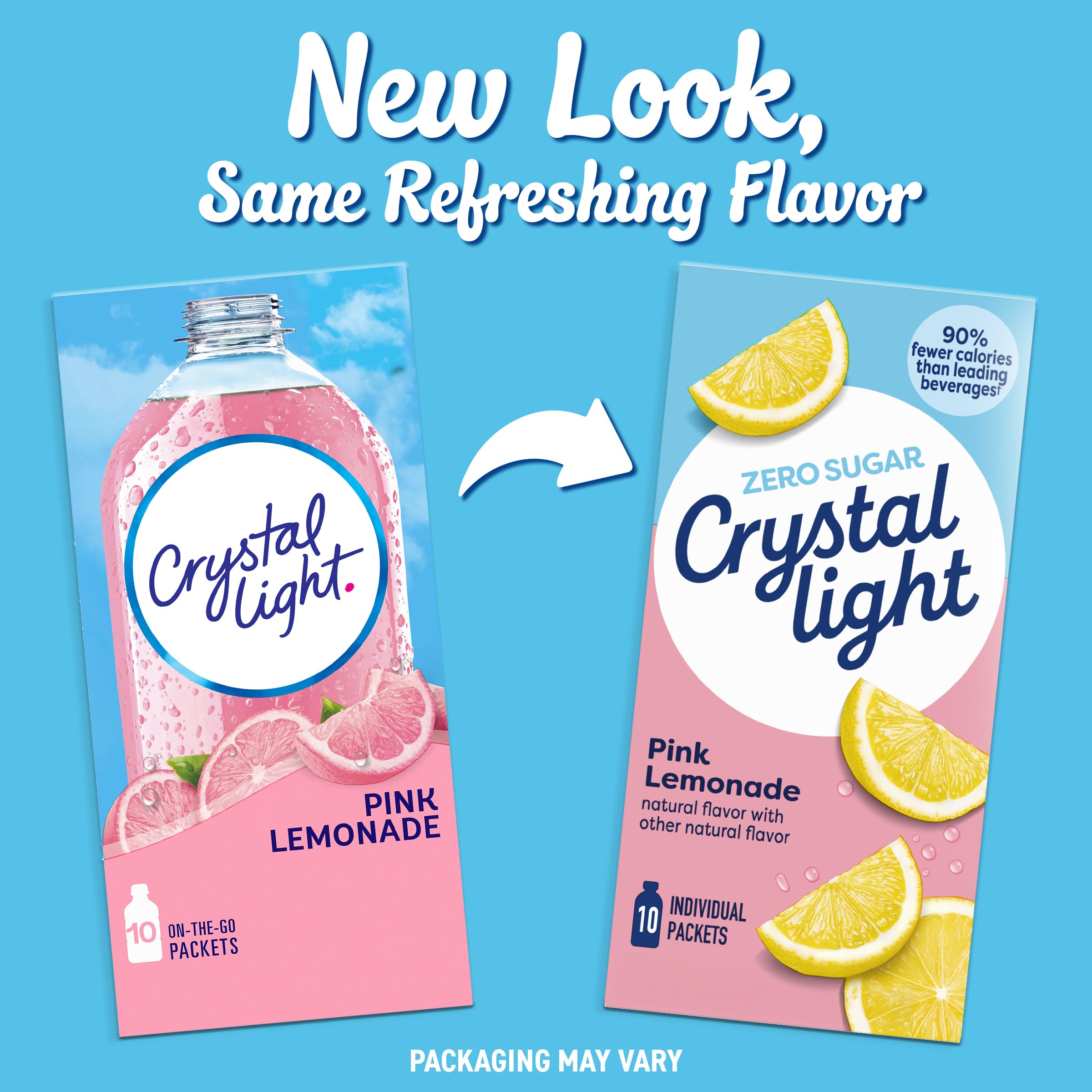 crystal pink glutathione Light On-The-Go Drink Mix Packets, Zero Sugar Powdered Water Enhancer, Natural Flavor Low Calorie Beverage Mix, Powdered Soft Drink Mix for Flavorful Hydration, Lemonade, 0.13 Ounce Packets, 10 Mothers Day - Collagen