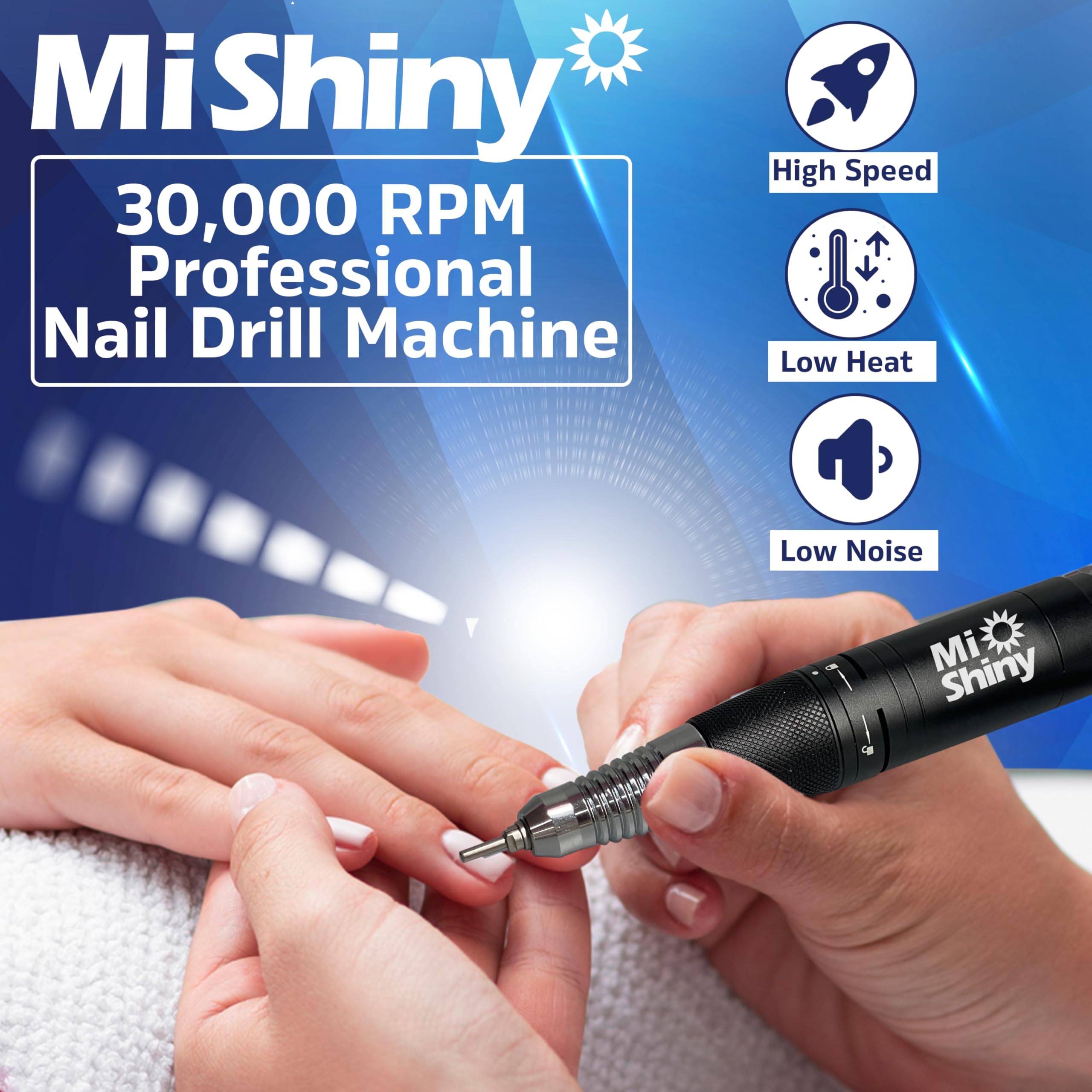 Amazon.com: MiShiny 30.000RPM Professional Nail Drill Machine