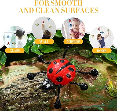 Miniatura 4 de TOYANDONA 12 escaladores de pared adhesivos, juguetes creativos elásticos para insectos y ventanas, juguetes para niños, recuerdos de fiesta,