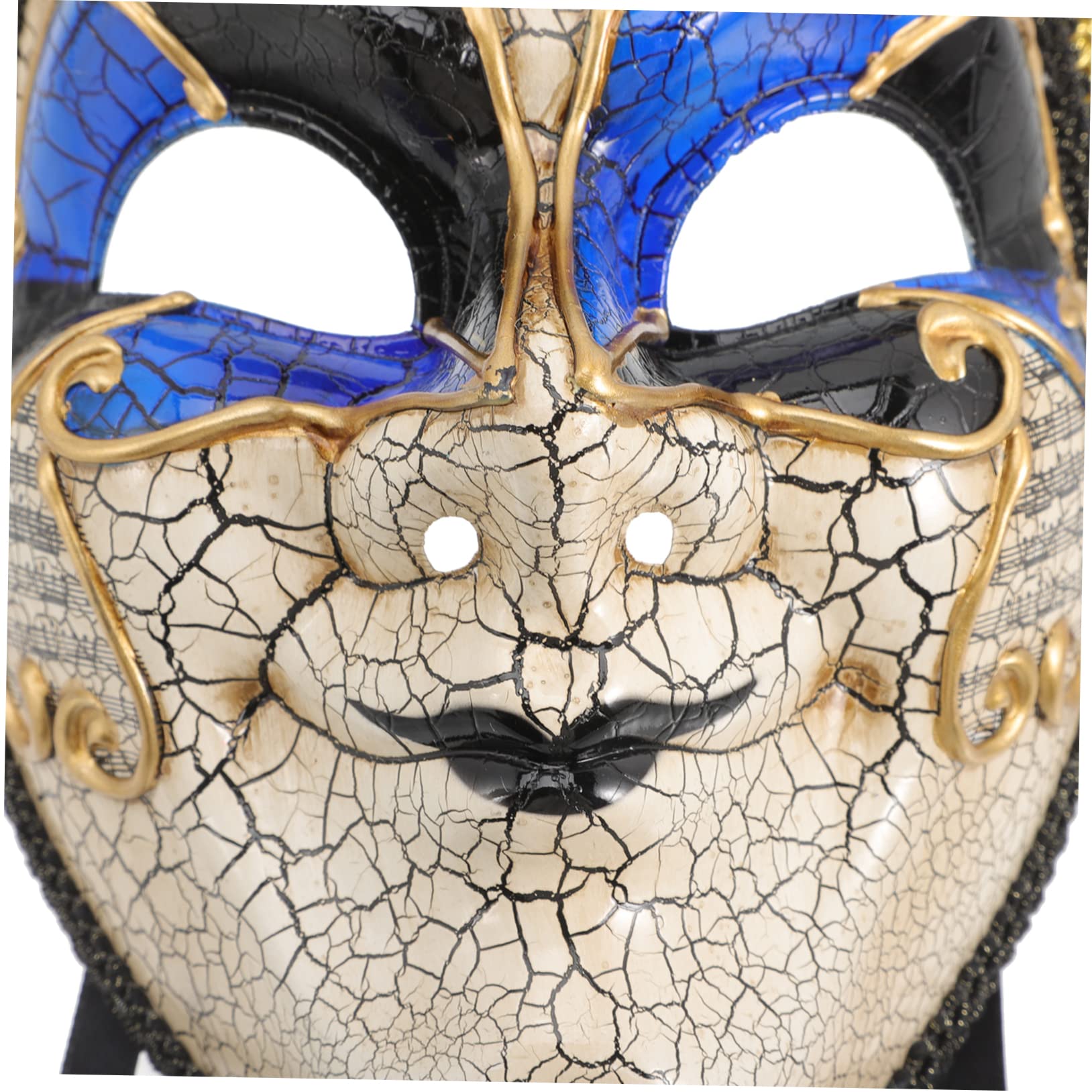 BESPORTBLE Máscara veneciana lleno Máscaras Brillantina señoras condujo conjuto suministro de fiestas máscara de cumpleaños Accesorio para festivales máscara de cara completa PD Blue