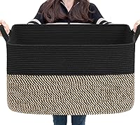 Vista 26 de Goodpick Contenedores de almacenamiento en forma de cubo – Cestas de estante para toallas, libros y ropa, contenedores de almacenamiento de armario