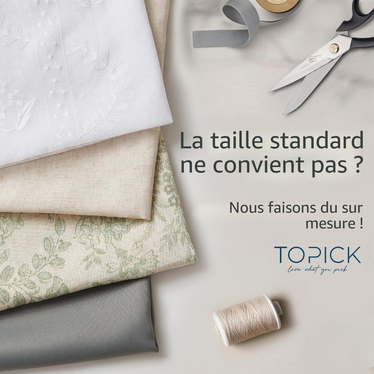 TOPICK Lot de 2 Rideau Voilage avec Oeillets et Feuilles Brodées Rideau Fenetre Transparent Vert sur Blanc Décoration d'Intérieur Romantique Rideau Léger Frais pour Salon Chambre 140 x 225 cm (L x H)