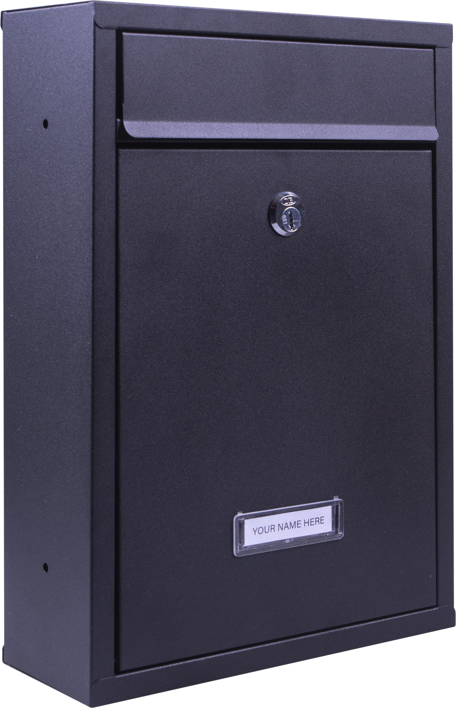 St Helens Home & Garden Wall Mount Lockable Letterbox. Large Size, Letters, Catalogues, Newspapers. 2 Keys. Mail Box. Post Box, Parcel Delivery. Waterproof. Strong & Secure
