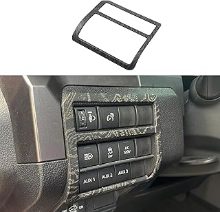 Multifunctional Panel Cover for Toyota Tacoma 2024 2025 2026 Up for 4Runner 2025 2026 Up Interior Accessories Center Console Dashboard Cover Frame Decor Trim Black Wood