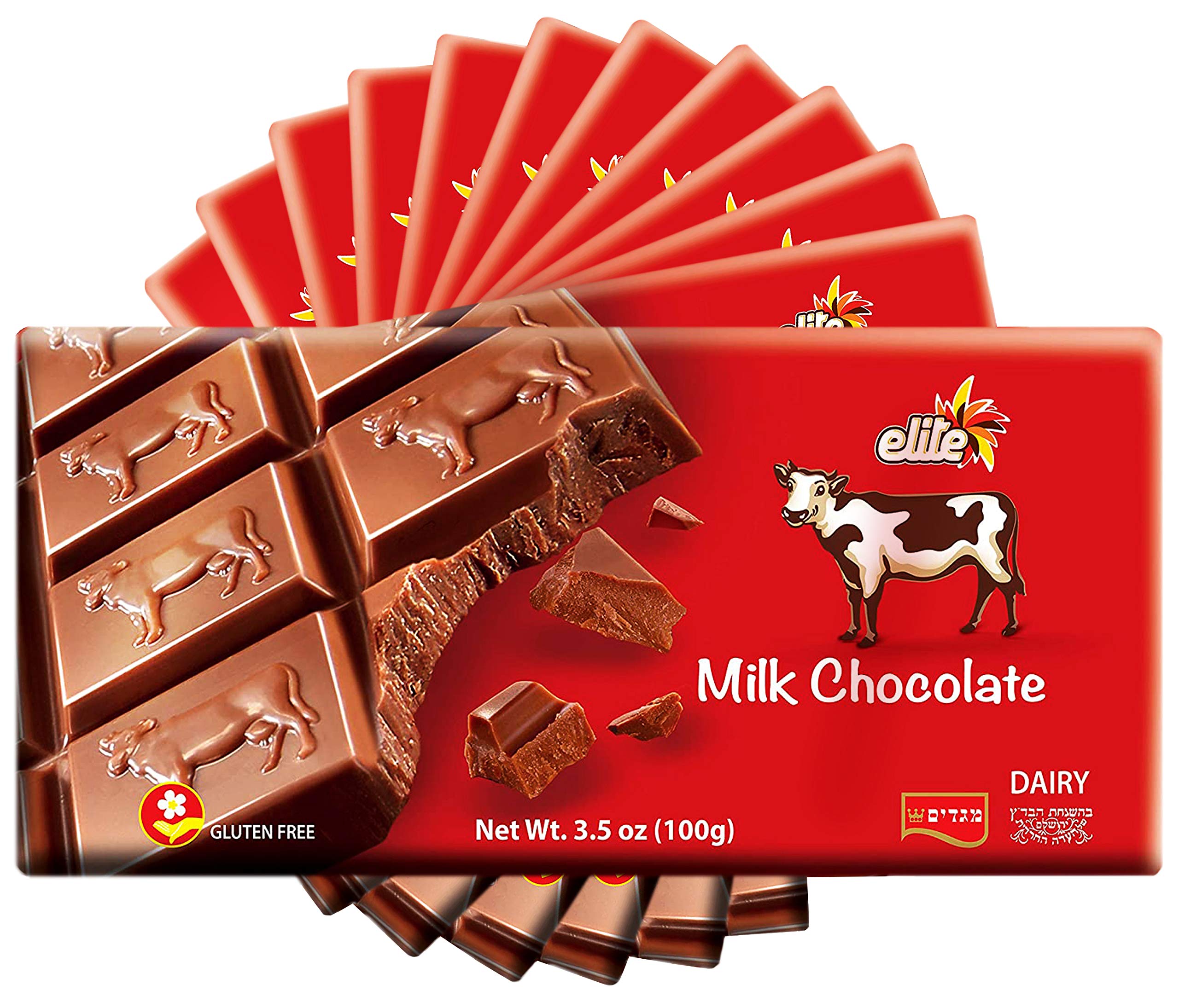 Buy Elite Milk Chocolate Bars 3.5oz (12 Pack) Premium Rich Milk