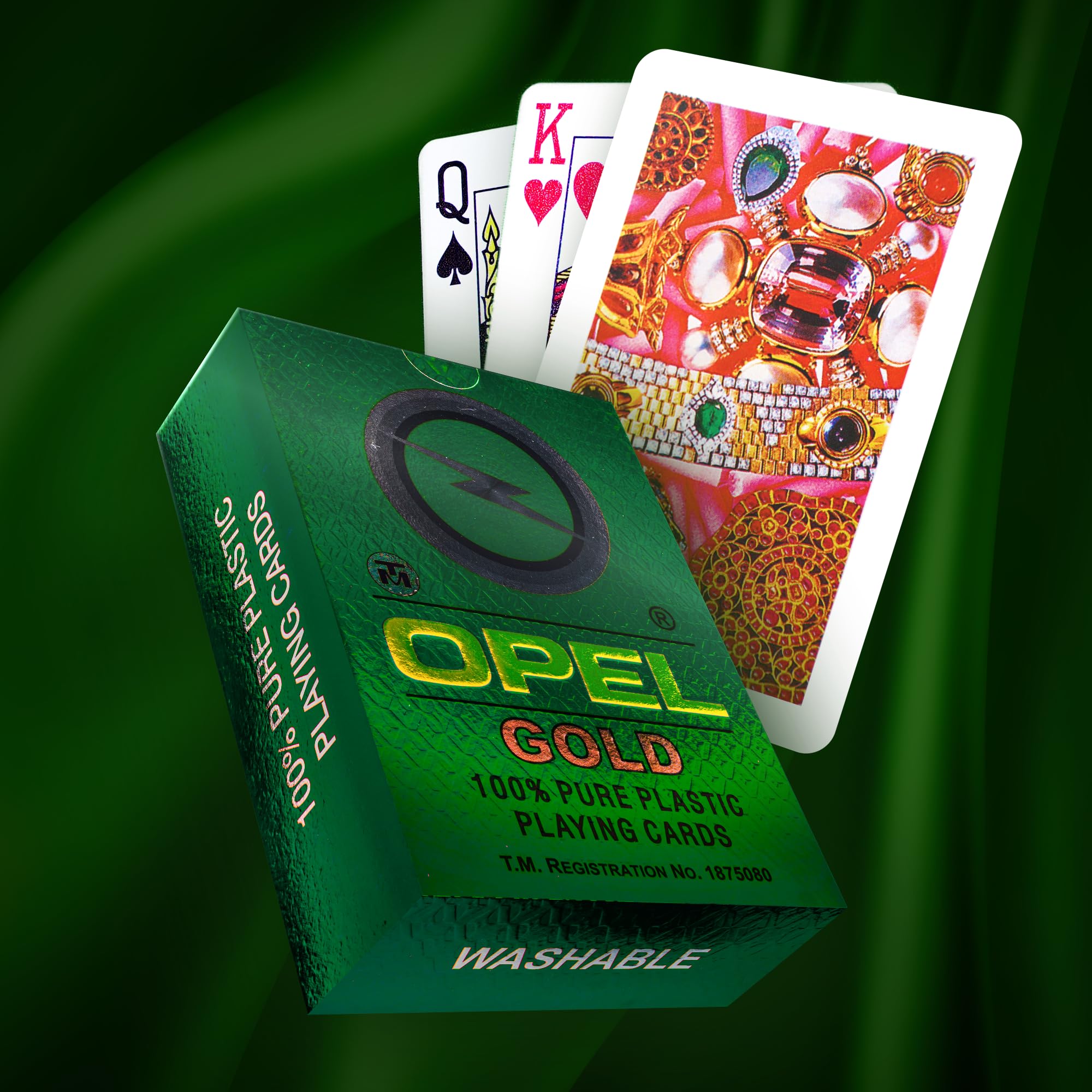 Emperor's Opel Gold 100% Pure Plastic Playing Cards Game | Card