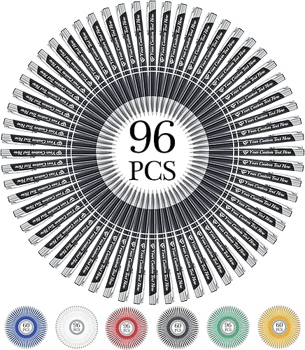 FwSYouMAI BolĂgrafos personalizados a granel 96 con nombre, bolĂgrafos personalizados con logotipo grabado de nombre empresarial, tapa de clic de FwSYouMAI BolĂgrafos personalizados a granel 96 con nombre, bolĂgrafos personalizados con logotipo grabado de nombre empresarial, tapa de clic de