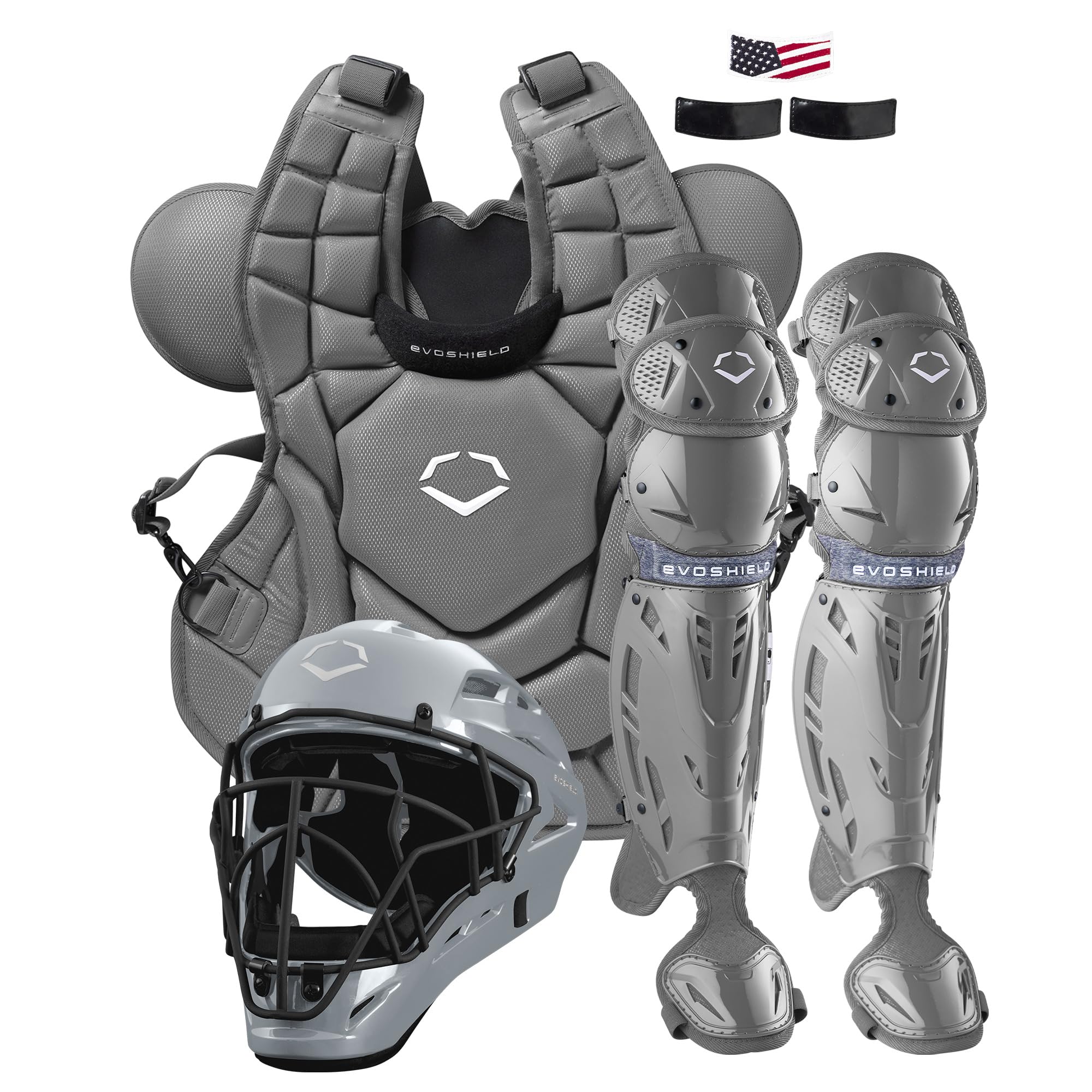 EvoShield SRZ-1™ Baseball Catcher’s Gear Kit- Adult, Intermediate