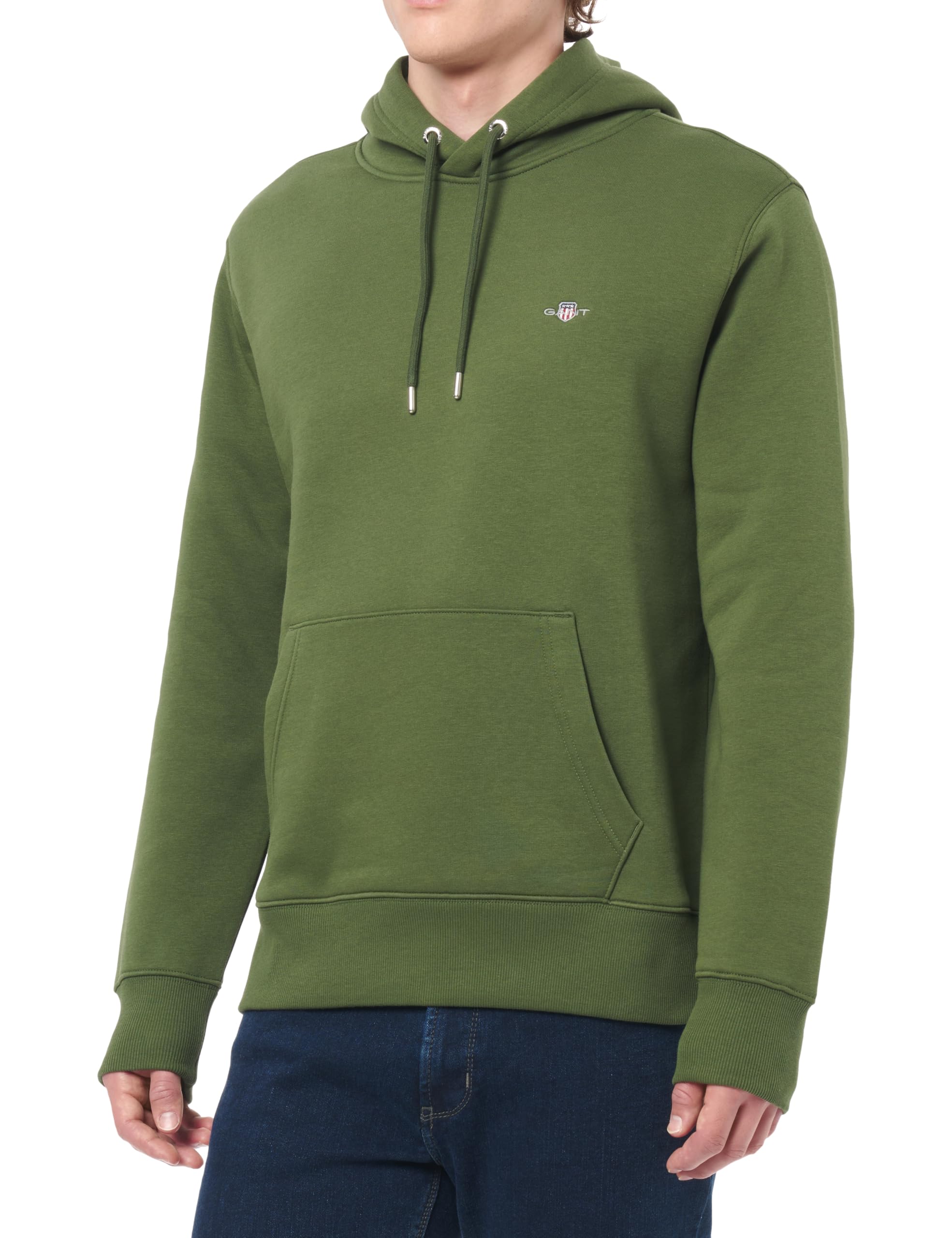 GANT REG Shield Hoodie, Country Green, S