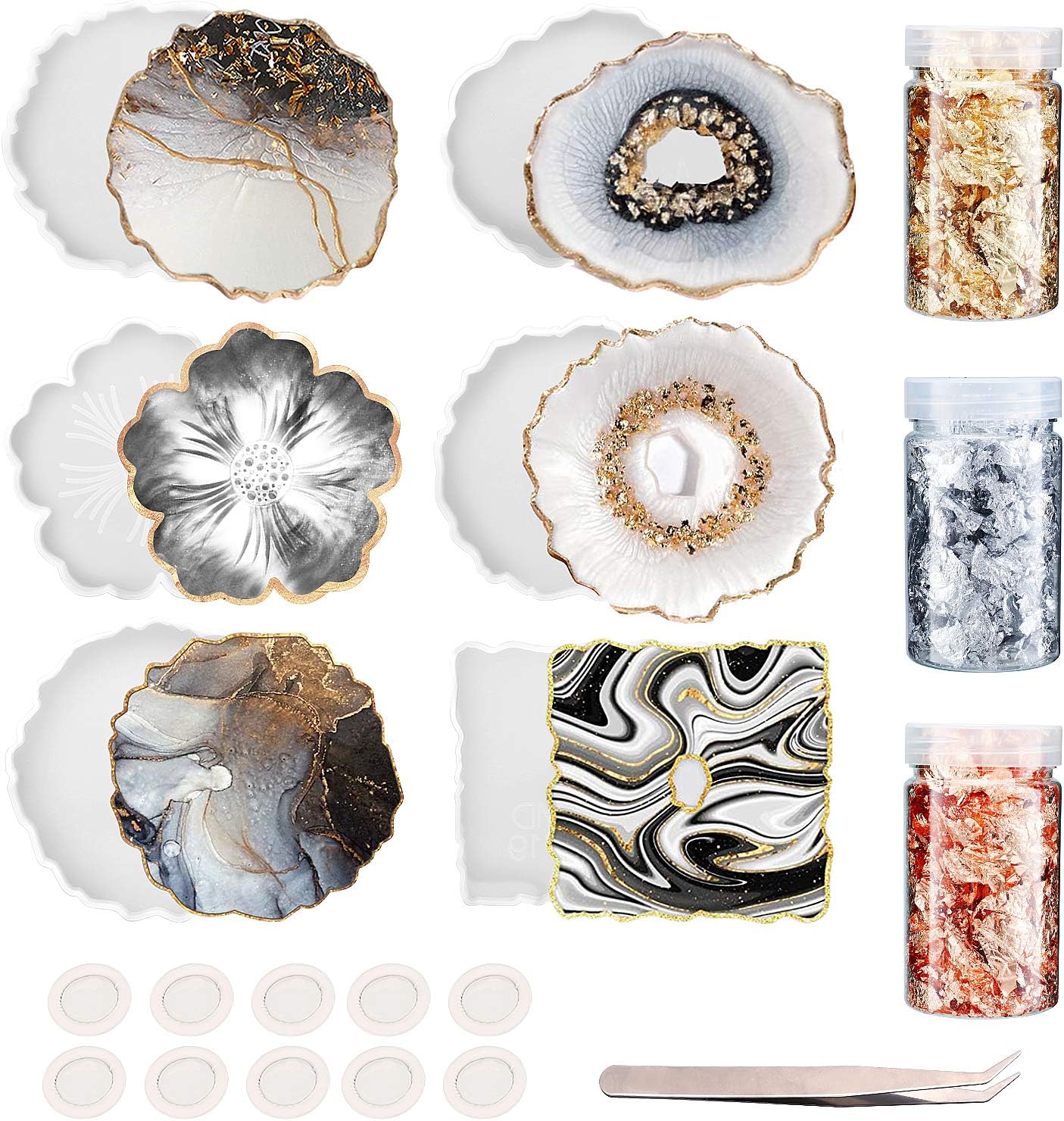 Silicone Coaster Moulds 20PC