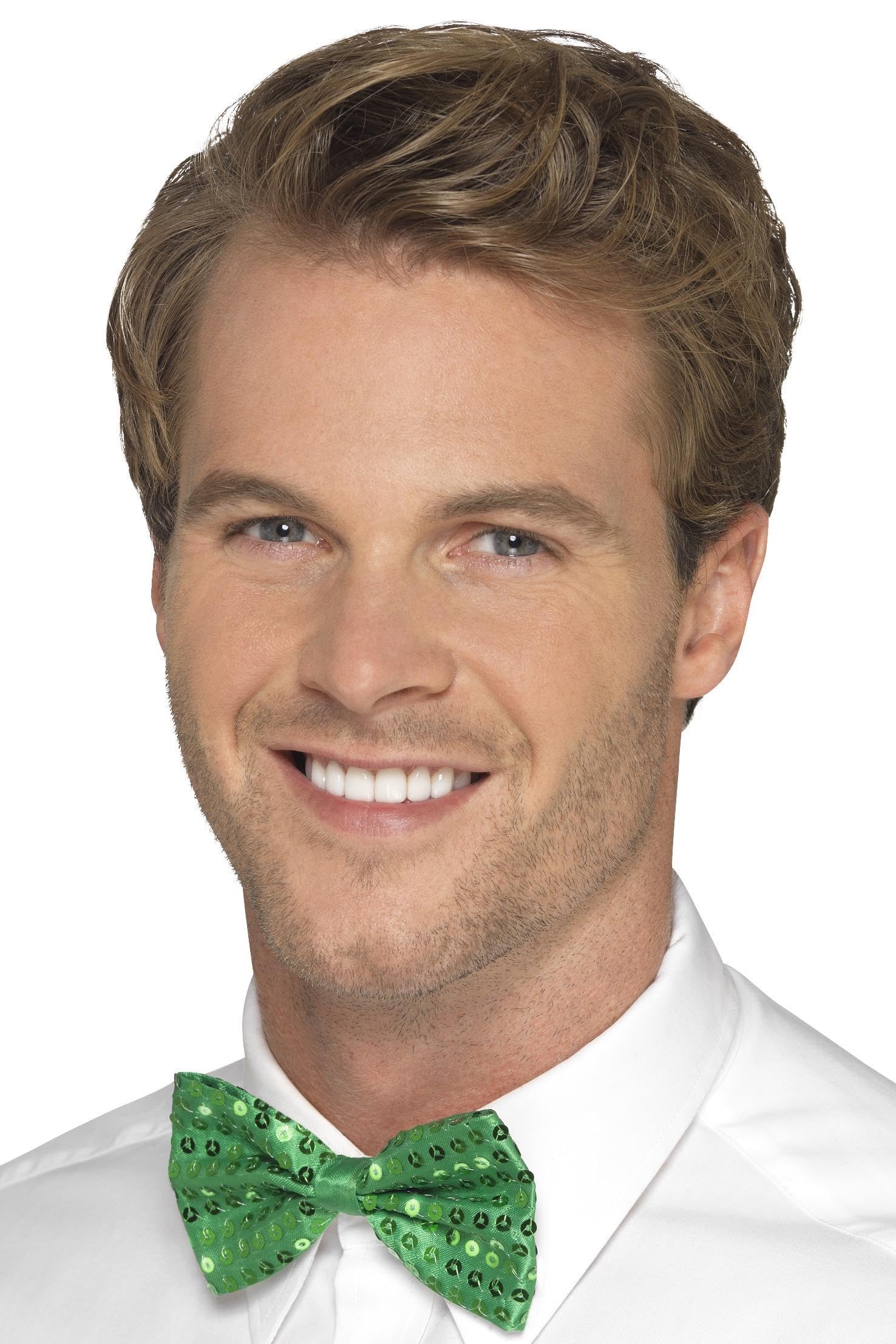 Sequin Bow Tie, Green
