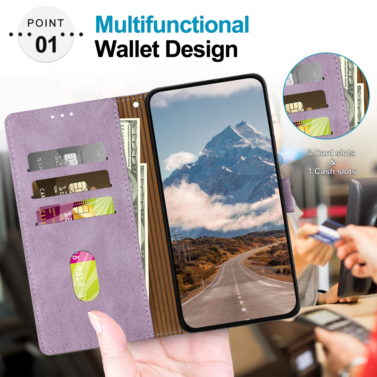 Custodia Con Sportine E Magnete Per Xiaomi Redmi 9T / Poco M3 – Fodere In Pelle TPU (Lupo)