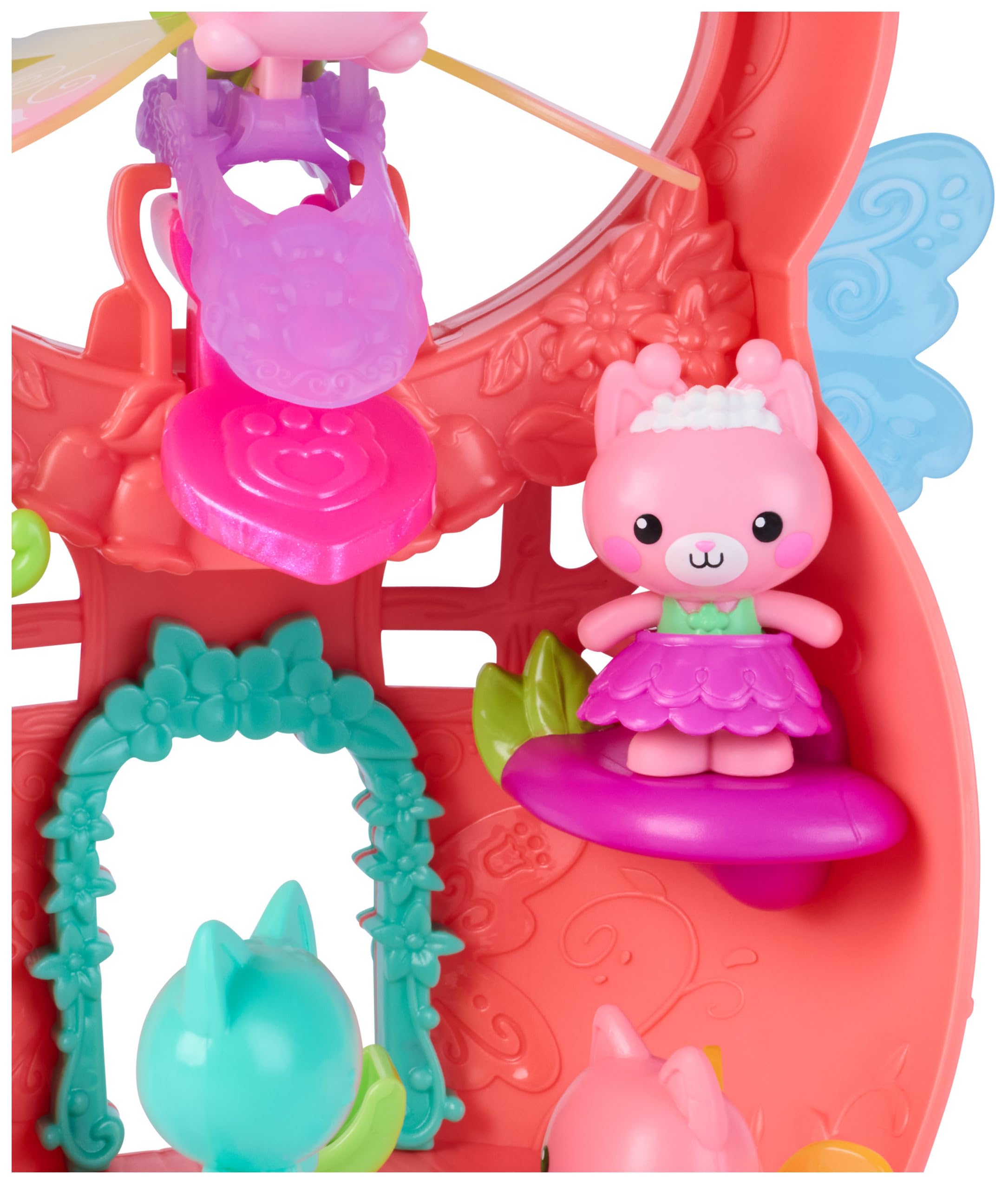 Gabby's Dollhouse Fairylandia, Set di Gioco Kitty Fairy con Ali magiche con 12 Pezzi ed Esclusivo Anello con Ali magiche, Giocattoli per Bambini e Bambine dai 3 Anni in su